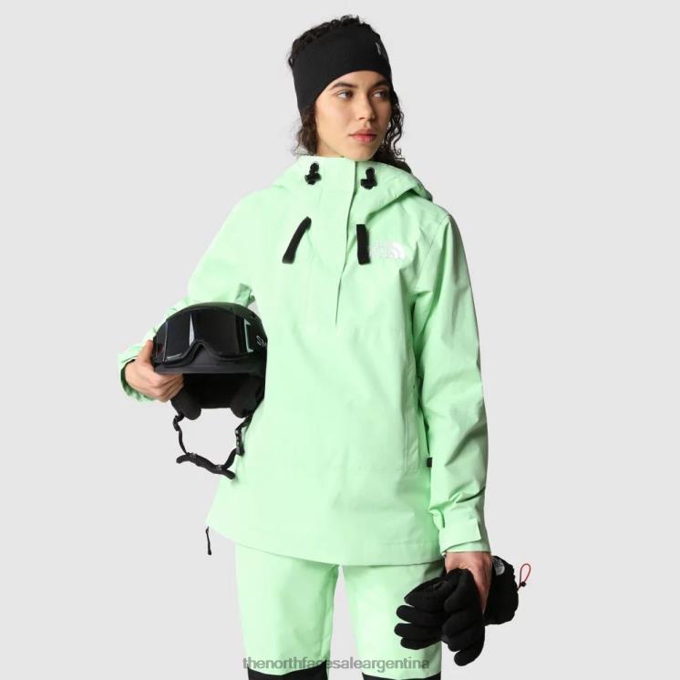 FFV04517 pátina verde The North Face anorak tangara mujer