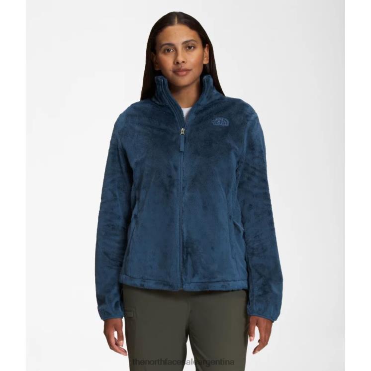 FFV045571 azul sombreado The North Face chaqueta osito mujer