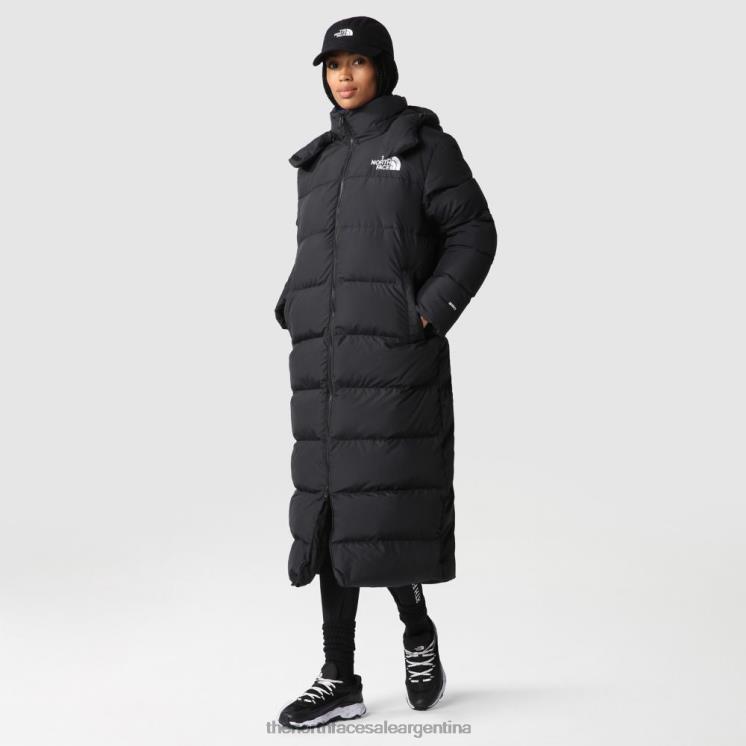 FFV04559 negro The North Face parka triple c mujer