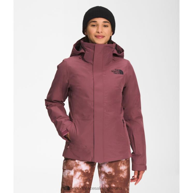 FFV045708 jengibre The North Face chaqueta triclimate garner para mujer