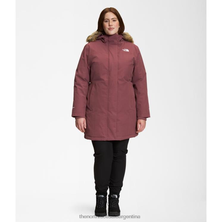 FFV045819 jengibre The North Face mujer más parka ártica