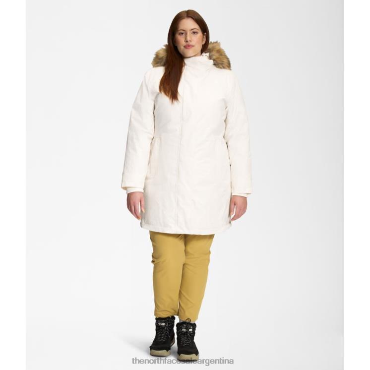 FFV045823 blanco The North Face mujer más parka ártica