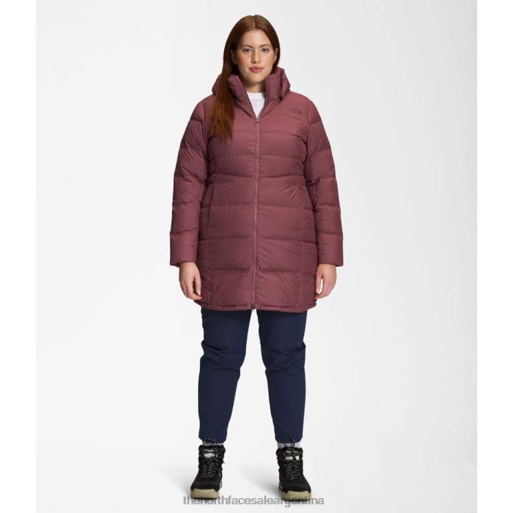 FFV045827 jengibre The North Face parka mujer plus metrópolis