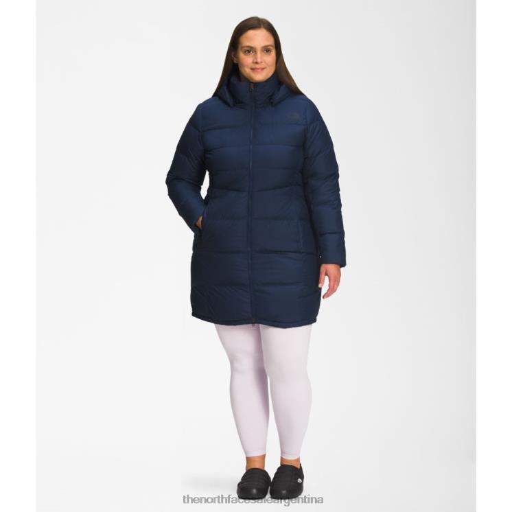 FFV045828 cumbre marina The North Face parka mujer plus metrópolis