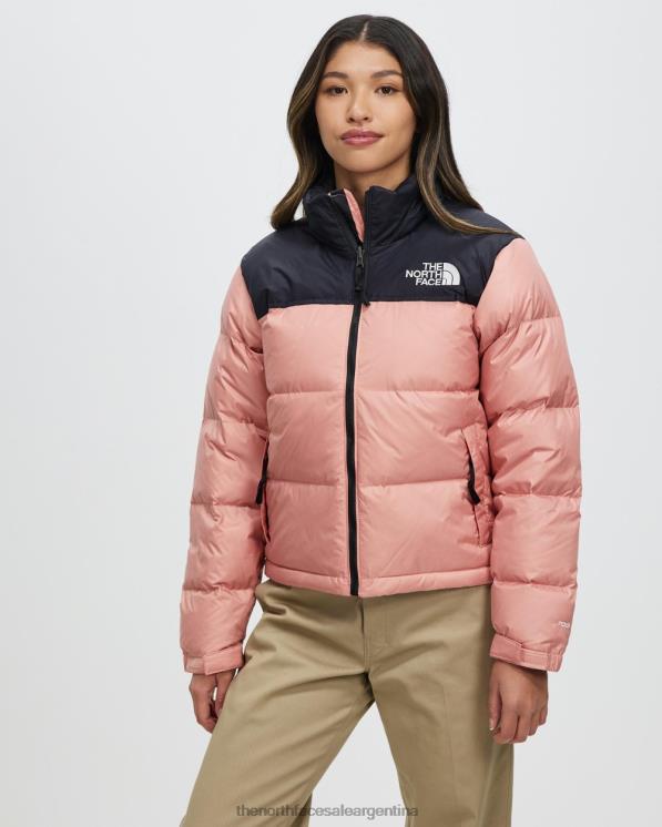 FFV046867 rosa del amanecer The North Face chaqueta retro nuptse 1996