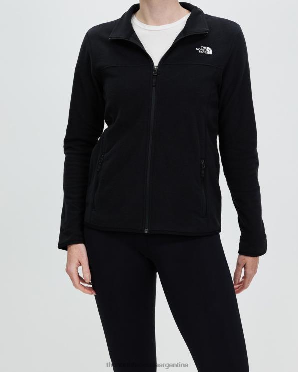 FFV046872 negro The North Face chaqueta con cremallera completa tka glacier