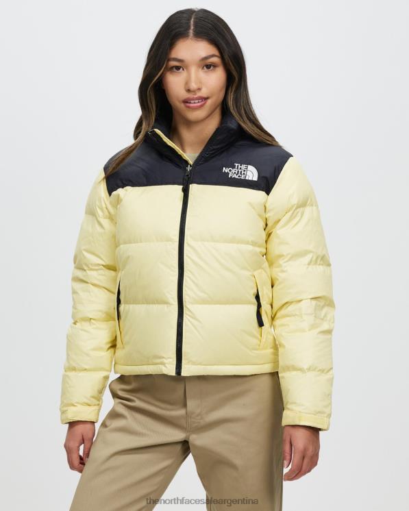 FFV046877 plátano pálido The North Face chaqueta retro nuptse 1996