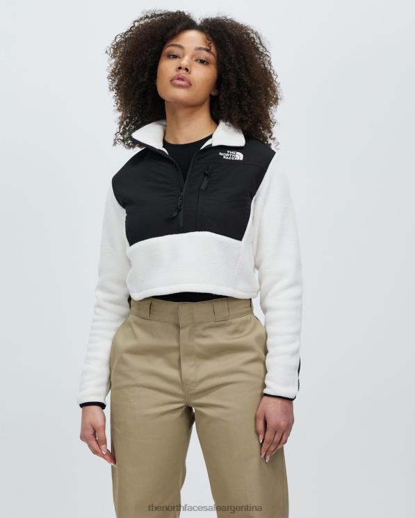 FFV046976 grdnia blanco The North Face chaqueta corta de lana Denali