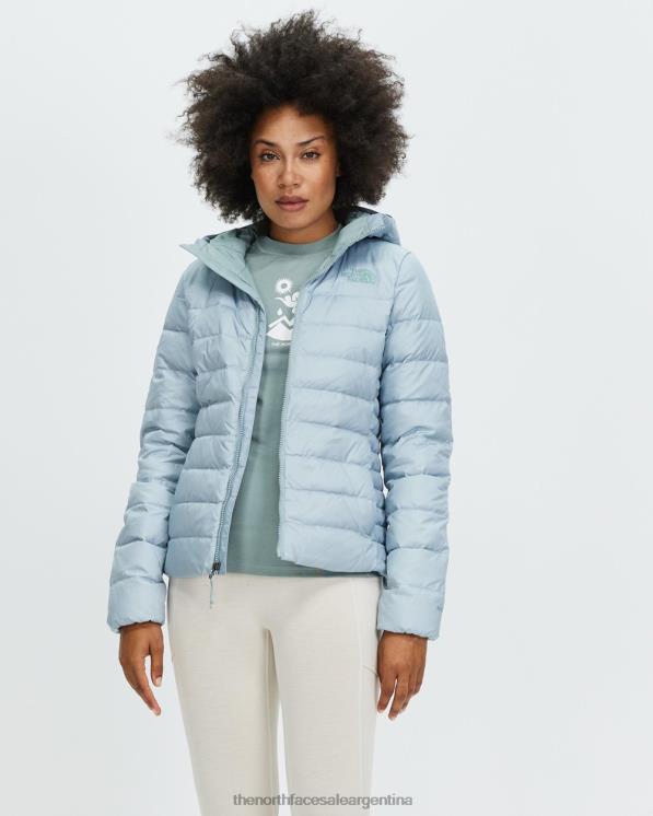 FFV047263 azul plateado The North Face sudadera con capucha aconcagua