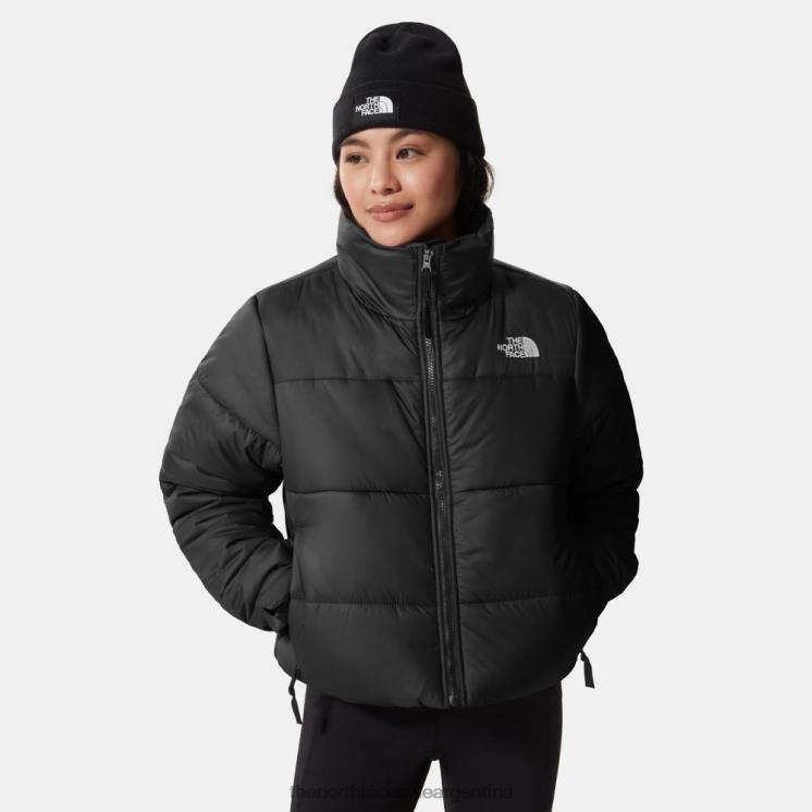 FFV04866 negro The North Face chaqueta saikuru recortada para mujer