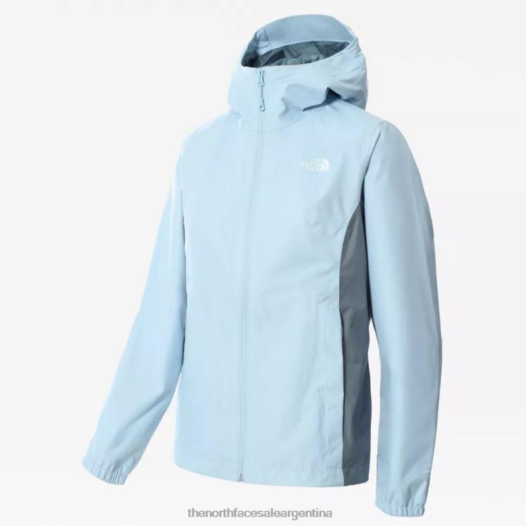 FFV04902 azul beta The North Face chaqueta con cremallera quest para mujer