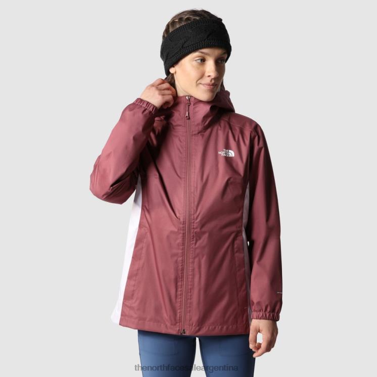FFV04905 jengibre The North Face chaqueta con cremallera quest para mujer