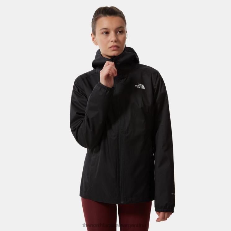 FFV04906 negro The North Face chaqueta con cremallera quest para mujer