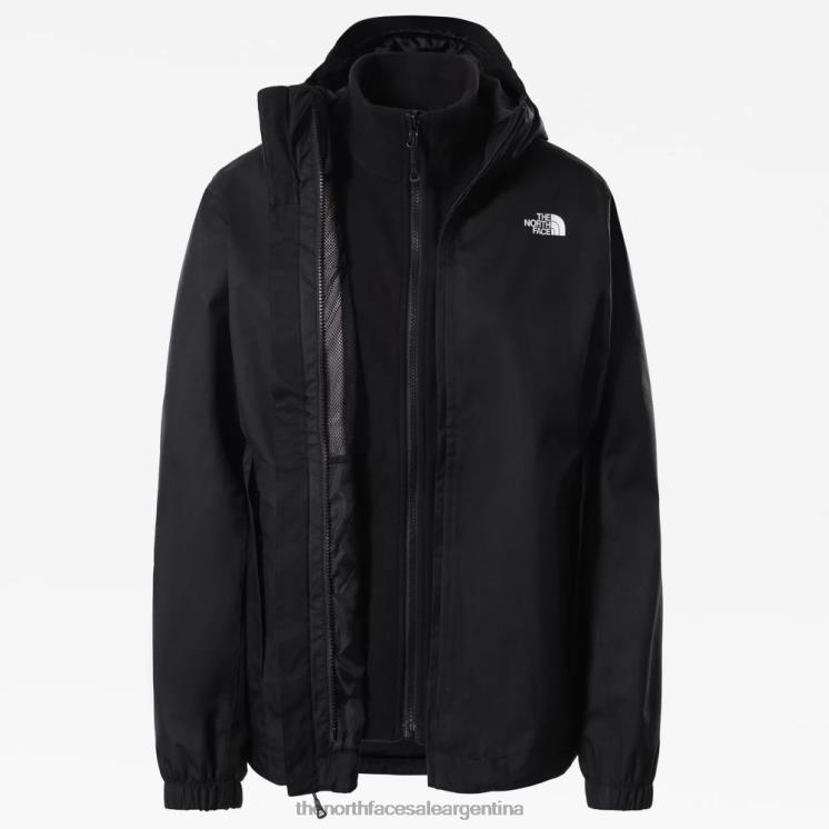 FFV04908 negro The North Face chaqueta triclimate para mujer