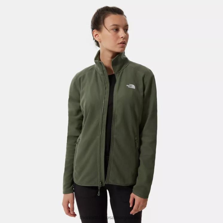 FFV041164 tomillo The North Face polar 100 glacier con cremallera completa para mujer