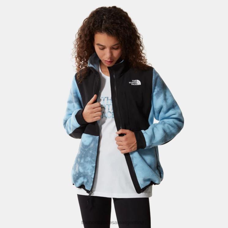 FFV041269 azul beta The North Face chaqueta polar estampada denali 2 para mujer