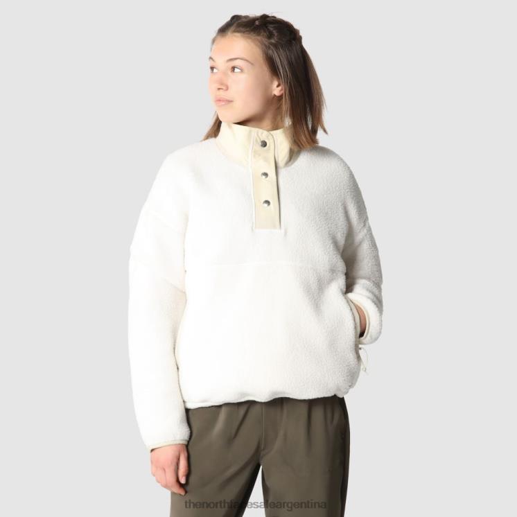 FFV041276 grava blanca The North Face polar blanco gravel mujer cragmont