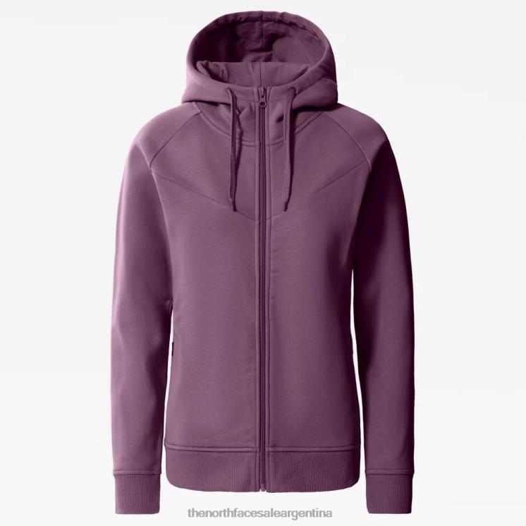 FFV041503 picas moradas The North Face sudadera con capucha polar con cremallera completa zuum para mujer
