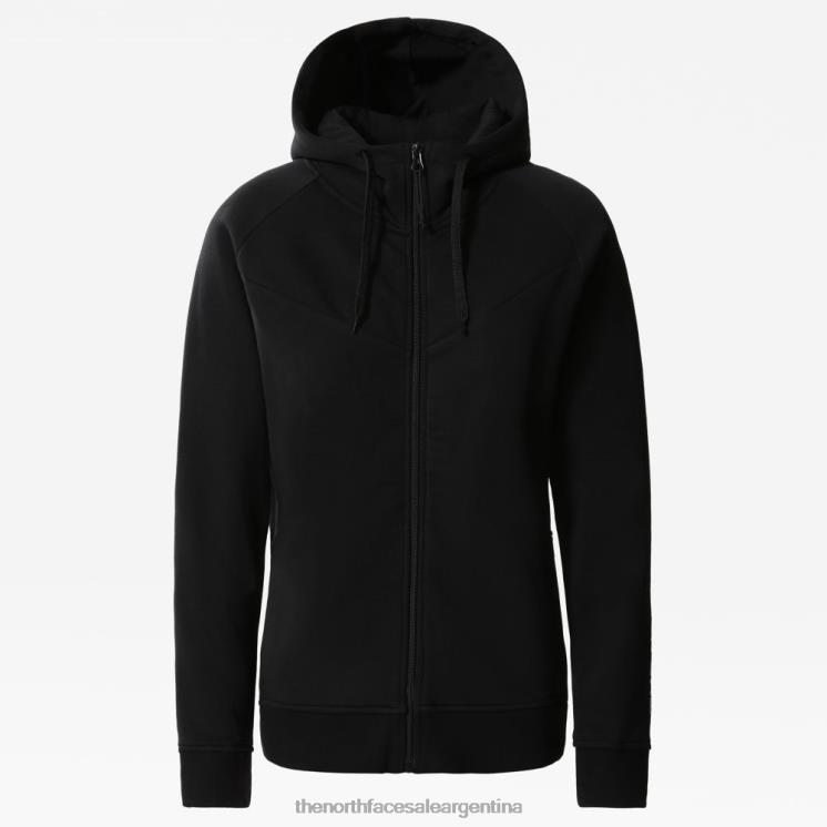FFV041505 negro The North Face sudadera con capucha polar con cremallera completa zuum para mujer