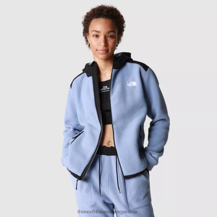 FFV041621 folk azul-negro The North Face chaqueta con capucha folk azul negro mujer alpine polartec polar 200