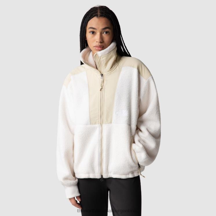 FFV041705 grava blanca The North Face Chaqueta polar Denali de pelo alto para mujer '94 de grava blanca