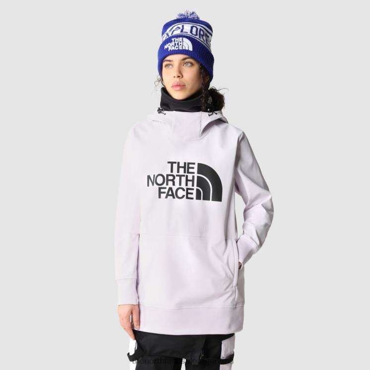 FFV041761 niebla de lavanda The North Face sudadera con capucha tekno para mujer