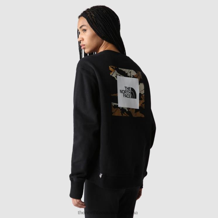 FFV041917 negro The North Face suéter de coordenadas de mujer