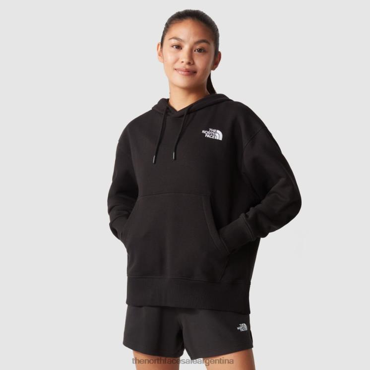 FFV042246 negro The North Face sudadera con capucha esencial para mujer