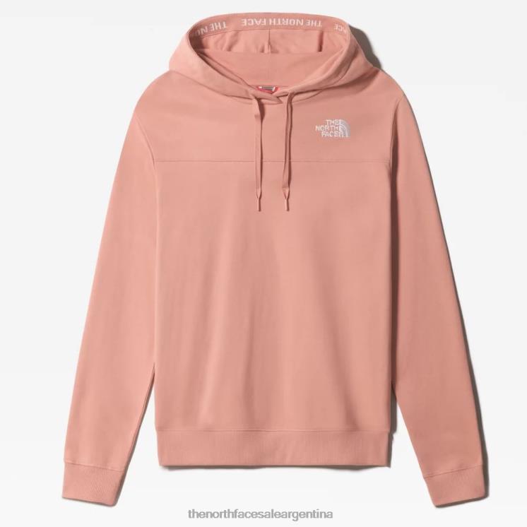 FFV04367 rosa del amanecer The North Face sudadera con capucha zumu mujer