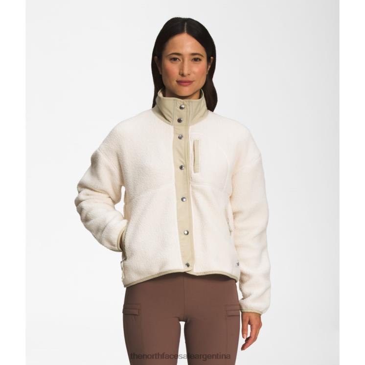 FFV043863 grava blanca The North Face chaqueta polar cragmont mujer grava blanca