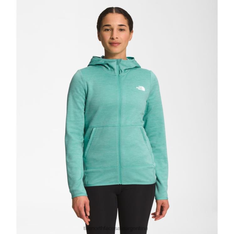 FFV044079 lavabo azul The North Face sudadera con capucha canyonlands mujer