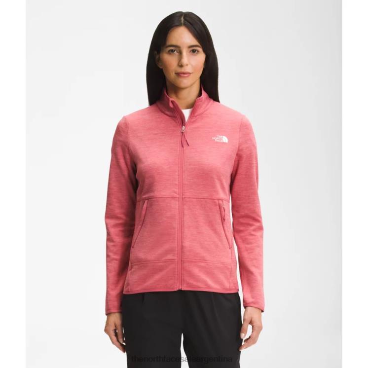 FFV044086 rosa pizarra The North Face mujer canyonlands cremallera completa