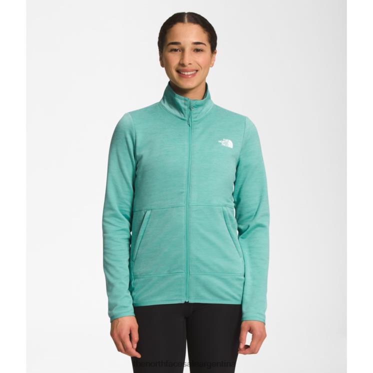 FFV044087 lavabo azul The North Face mujer canyonlands cremallera completa