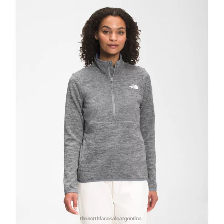 FFV044096 gris The North Face cremallera mujer canyonlands