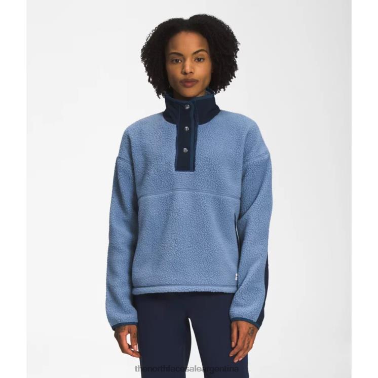 FFV044279 azul popular The North Face broche de lana cragmont para mujer