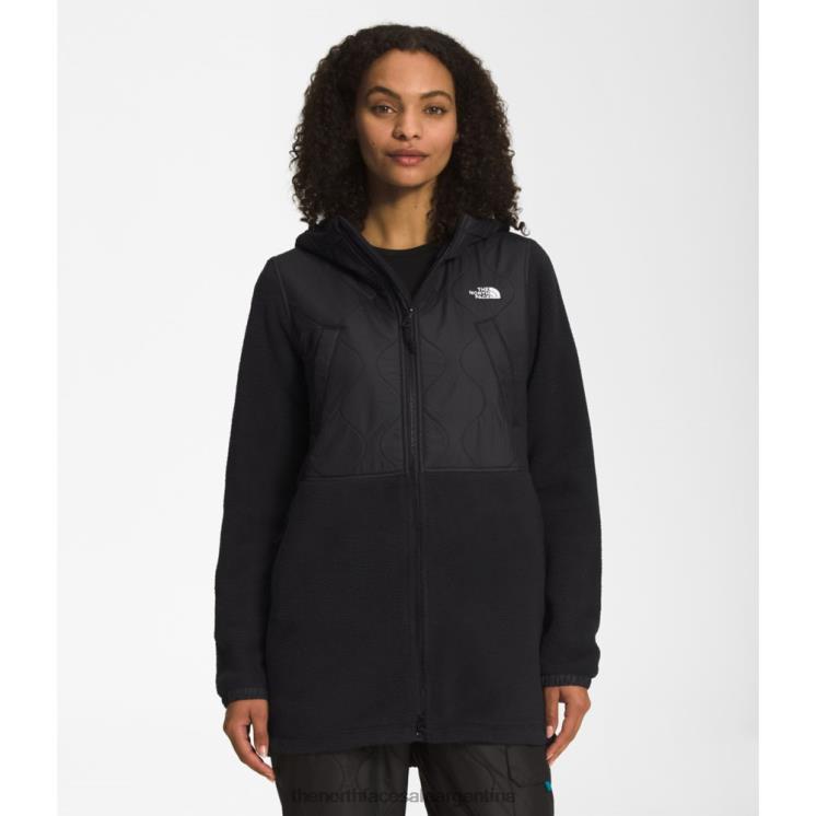 FFV045212 negro The North Face parka arco real mujer