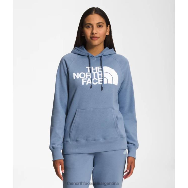 FFV045386 azul popular The North Face sudadera con capucha de media cúpula para mujer