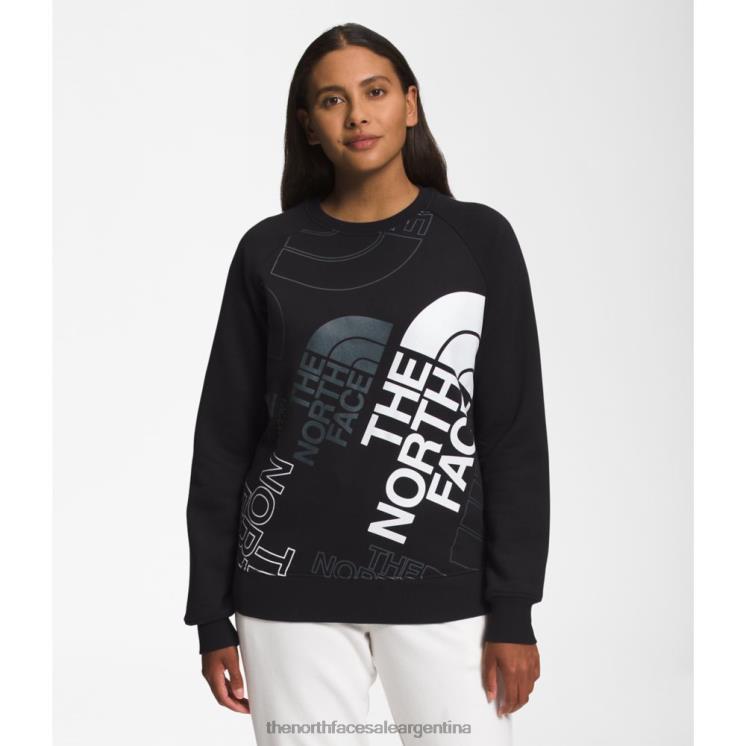 FFV045487 negro The North Face equipo de inyección gráfica de mujeres