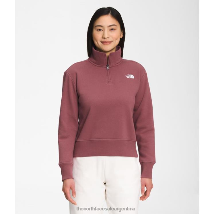 FFV045490 jengibre The North Face polar con cremallera estándar para mujer