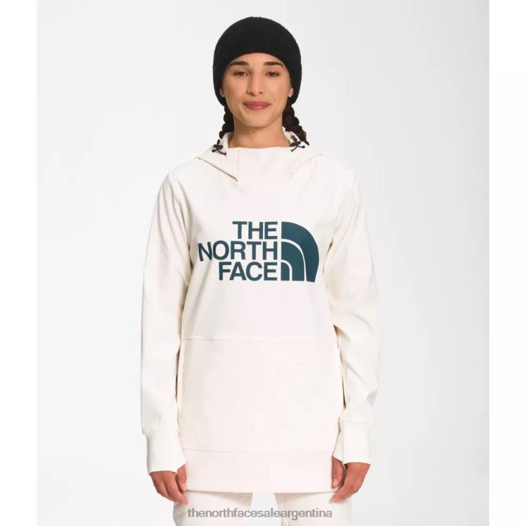 FFV045701 blanco The North Face sudadera con capucha tekno para mujer