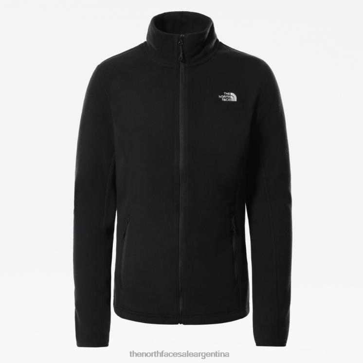 FFV04607 negro The North Face polar con cremallera completa para mujer
