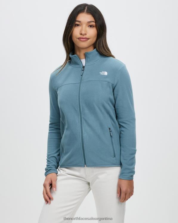 FFV046963 azul The North Face chaqueta polar con cremallera completa tka glacier