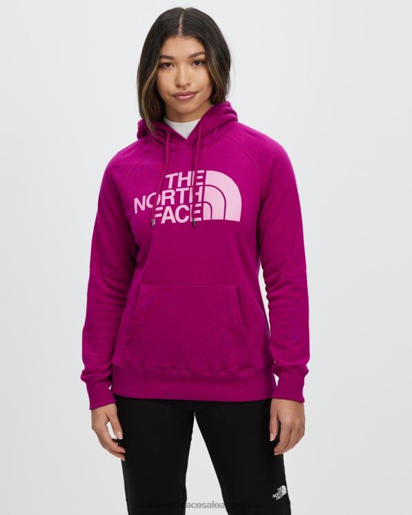 FFV047177 rosa roxbury The North Face sudadera con capucha y media cúpula