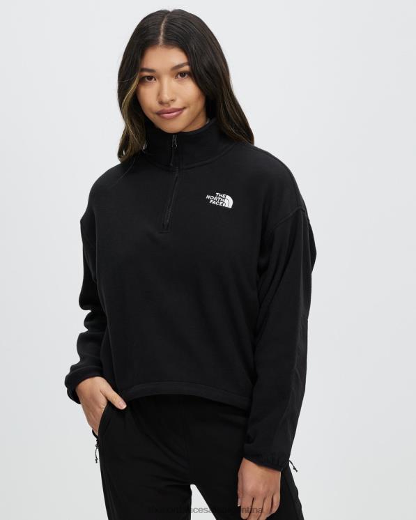 FFV047314 negro The North Face Polar tka kataka con cremallera 1/4
