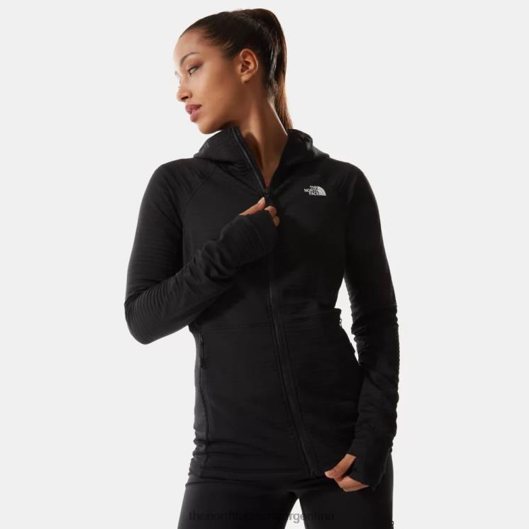 FFV04844 negro The North Face chaqueta polar circadiana para mujer