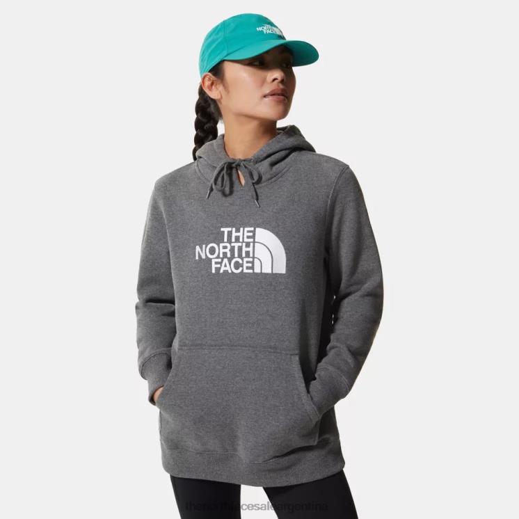 FFV04879 gris The North Face sudaderas con capucha de mujer draw Peak