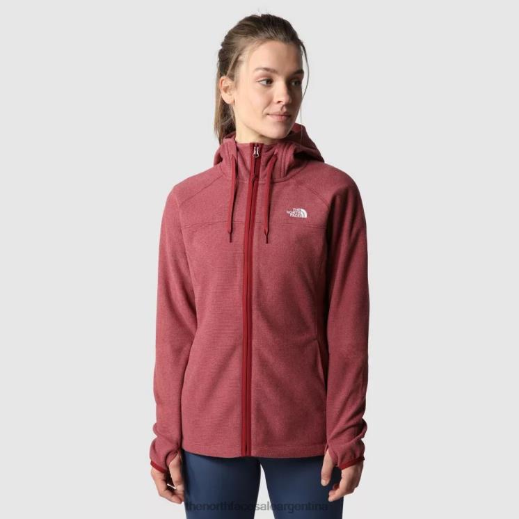 FFV04913 jengibre cordobés The North Face Sudadera con capucha de lana con cremallera completa Homesafe para mujer jengibre cordobés