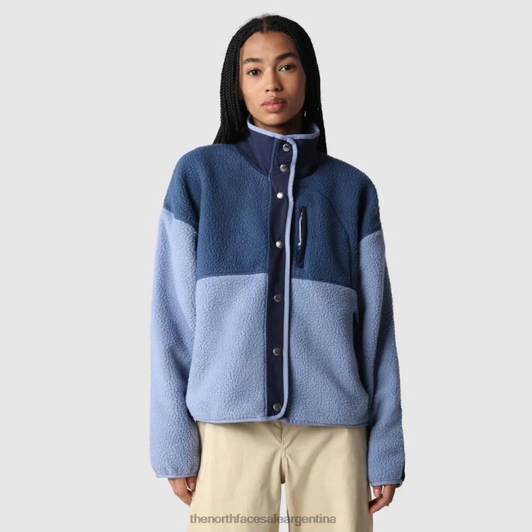 FFV04957 azul popular The North Face chaqueta polar cragmont para mujer