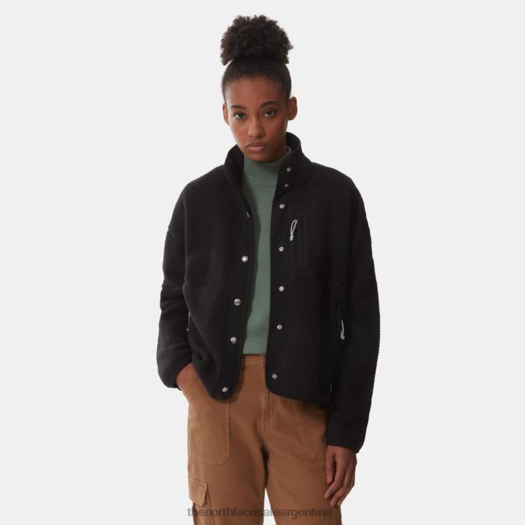 FFV04959 negro The North Face chaqueta polar cragmont para mujer