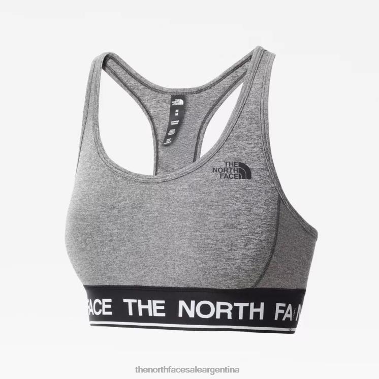 FFV041202 gris The North Face sujetador tecnológico para mujer